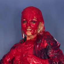Lara_eurowam: Judith Is Back for Another Slime Video in Jeans-T479c3