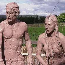 Gater: TV find: Amparo Grisales and Alex Sirvent's mud fight in "Madre Luna"