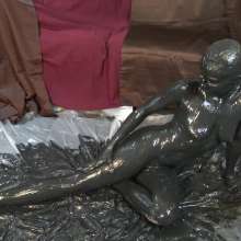Jayce: Mel Fully Coats Herself in Black Gunge+Surprise Pies Ending