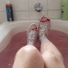 Thefetishgirl: Messy Shoe and Sock Play