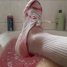Thefetishgirl: Messy Shoe and Sock Play