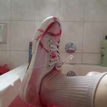 Thefetishgirl: Messy Shoe and Sock Play