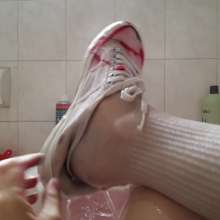 Thefetishgirl: Messy Shoe and Sock Play