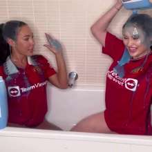 TheGungeZone: Mila and Jamie's Football Gunging