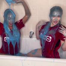 TheGungeZone: Mila and Jamie's Football Gunging