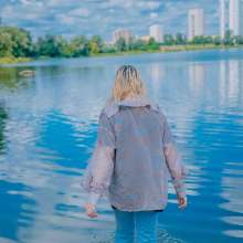 Wet Live Team: Model Alice Is All Wet in Her Casual Outfit