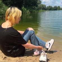 Wet Live Team: Model Alice Is All Wet in Her Casual Outfit
