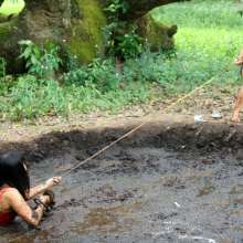 dlodoski: Cherry and Merlissa--Peat Pit Tug of War--Photos