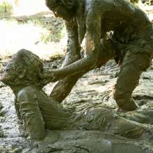 dlodoski: Shane and Nina, Fun at the Mud Spa--Photos