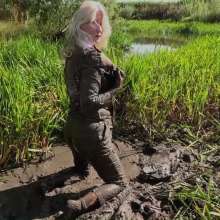 custardcouple: Muddy In Ankle Socks and Grey Slacks