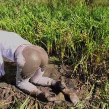 custardcouple: Muddy In Ankle Socks and Grey Slacks