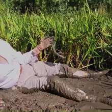 custardcouple: Muddy In Ankle Socks and Grey Slacks