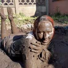 Thefetishgirl: Getting My Uniform All Dirty and Muddy