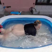Darkabyss445: Soaking Wet Water Play in High Heels