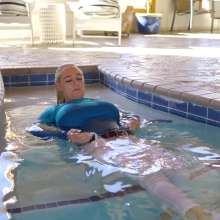 DMarieAllWet: Swimming in Tight White Jeans