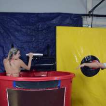 FunFilled Photography: Sydney's Dunk Tank Trivia in a String Bikini!