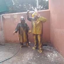 Darkabyss445: Tricked into a Mud Fight in Rainwear