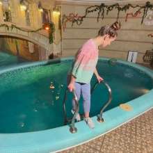 Wet Live Team: Wet Sweater in the Pool with Natashka