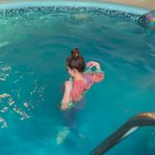 Wet Live Team: Wet Sweater in the Pool with Natashka