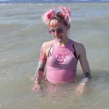 Get Your Snaps: *Pinkie takes a walk in the lake fully-clothed
