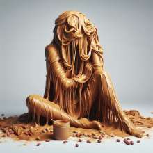 splathair2020: AI peanut butter women... a little too nutty.