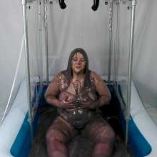 CheekyLuna: CheekyLuna's Pink Lingerie Gunge Tank Wand Ride
