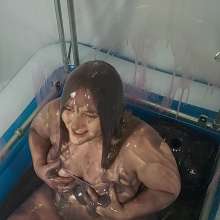 CheekyLuna: CheekyLuna's Pink Lingerie Gunge Tank Wand Ride