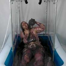 CheekyLuna: CheekyLuna's Pink Lingerie Gunge Tank Wand Ride