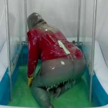 CheekyLuna: CheekyLuna's Shiny Maid Gets Gunged