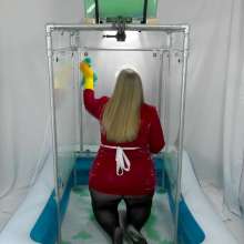 CheekyLuna: CheekyLuna's Shiny Maid Gets Gunged