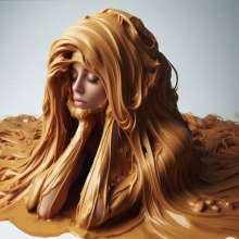 splathair2020: AI peanut butter women... a little too nutty.