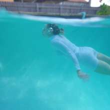 WetlookFashion: Dive into Desire: Camille's Poolside Provocation