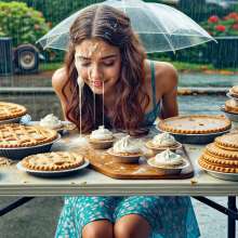 Sleazoid44: Lesson: Don't Stand Too Close To The Pie Table