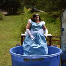 JD and Messy Andi: Spooky Season is upon us!  (Cinderella Dunking)