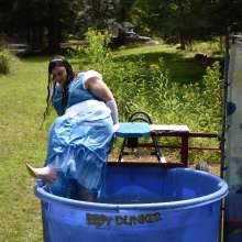 JD and Messy Andi: Spooky Season is upon us!  (Cinderella Dunking)