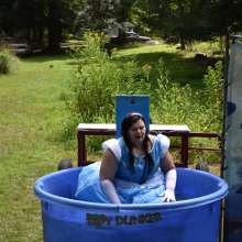 JD and Messy Andi: Spooky Season is upon us!  (Cinderella Dunking)