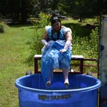 JD and Messy Andi: Spooky Season is upon us!  (Cinderella Dunking)