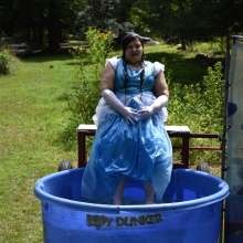 JD and Messy Andi: Spooky Season is upon us!  (Cinderella Dunking)