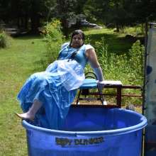 JD and Messy Andi: Spooky Season is upon us!  (Cinderella Dunking)