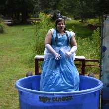 JD and Messy Andi: Spooky Season is upon us!  (Cinderella Dunking)