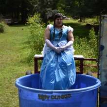 JD and Messy Andi: Spooky Season is upon us!  (Cinderella Dunking)