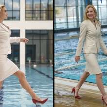 soakher: Ms. Green and Ms. White visit the swimming pool