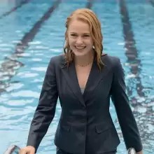 soakher: The office ladies exit the swimming pool