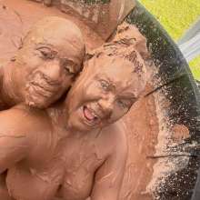 Sploshman: Sploshman Birthday Muddy Session With Messygirl's Brittany
