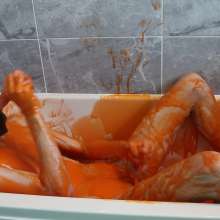 JustinGetsMessy: Justin's Gunge and Dildo Fun