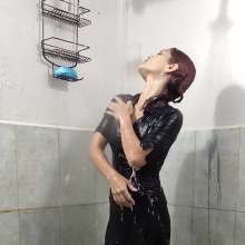 Ready2Wam Studio: Katty Gets Wet After The Slime Raining Experience