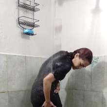 Ready2Wam Studio: Katty Gets Wet After The Slime Raining Experience