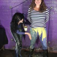DungeonMasterOne: Maria and Honeysuckle in Jeans Filling Fun