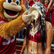 Sleazoid44: Mascot Mania: Pieing Fans