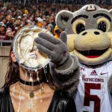 Sleazoid44: Mascot Mania: Pieing Fans